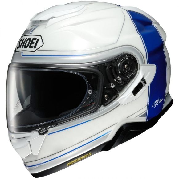 HELMET FULL FACE SHOEI GT-AIR II CROSSBAR TC-2 WHITE/BLUE