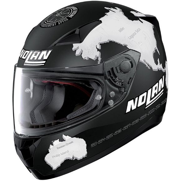 HELMET FULL FACE NOLAN N60-5 G. REP 28 C. CHECA FLAT BLACK