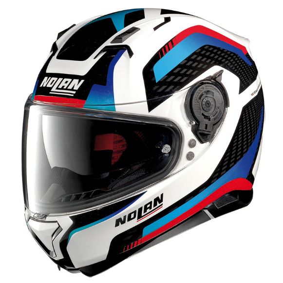 HELMET FULL FACE NOLAN N87 ARKAD N-COM 40 METAL WHT