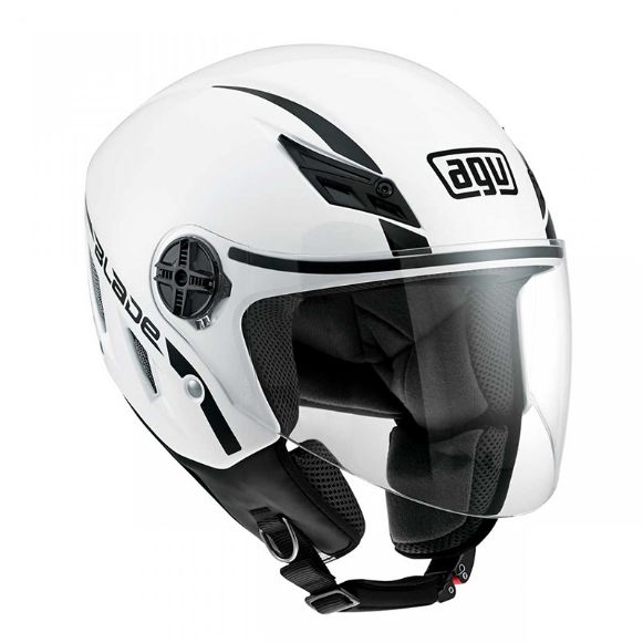 HELMET JET AGV BLADE WHITE GLOSS