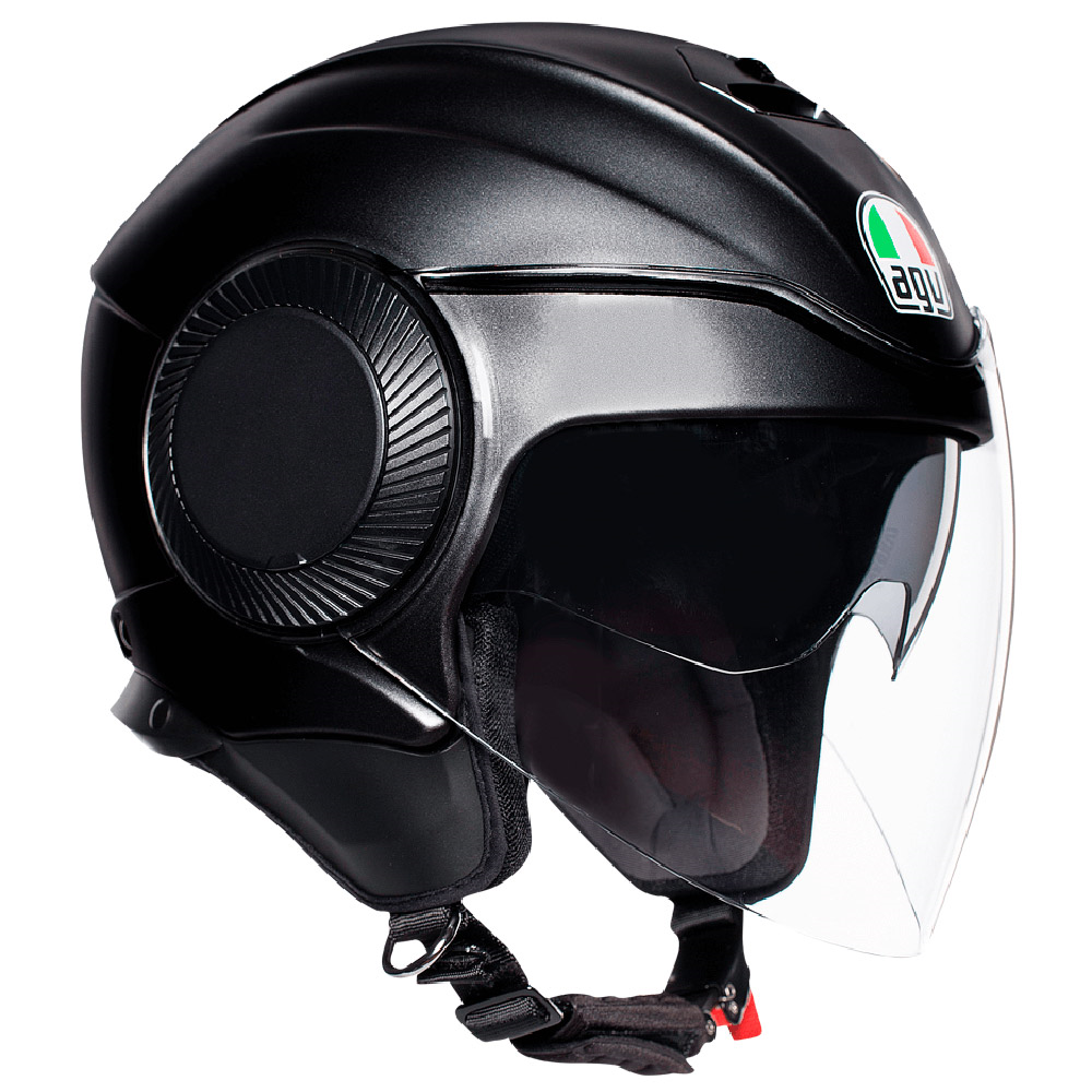 Jet Helmet AGV ORBYT MATT BLACK summer
