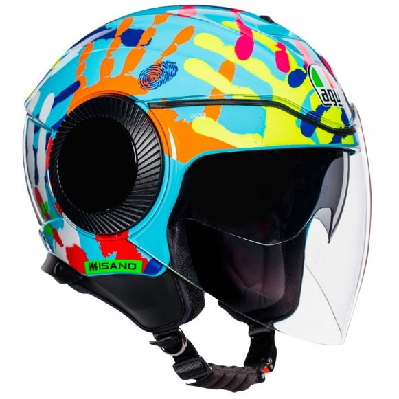 HELMET JET AGV ORBYT TOP MISANO 2014