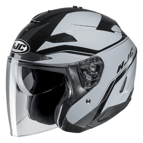 HELMET JET HJC IS-33 II KORBA MC-5 BLACK/GREY