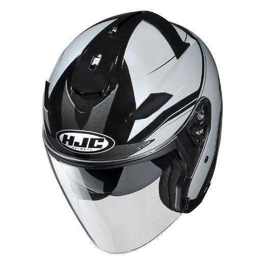 HELMET JET HJC IS-33 II KORBA MC-5 BLACK/GREY