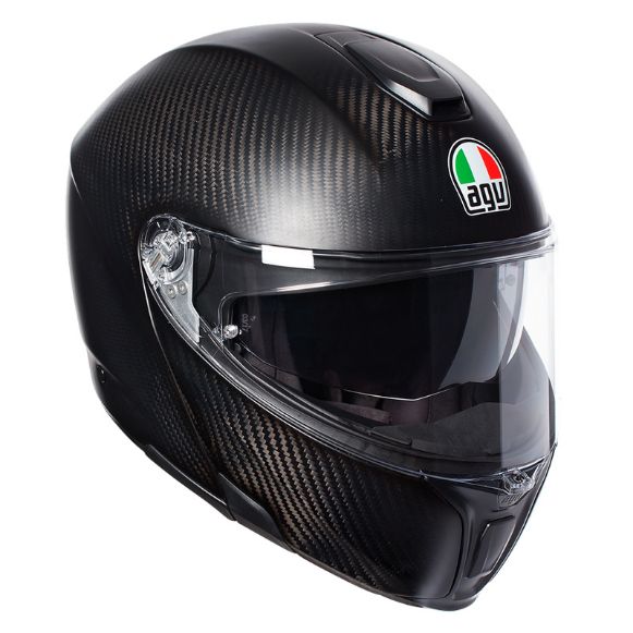 HELMET FLIP UP AGV SPORTMODULAR MATT CARBON
