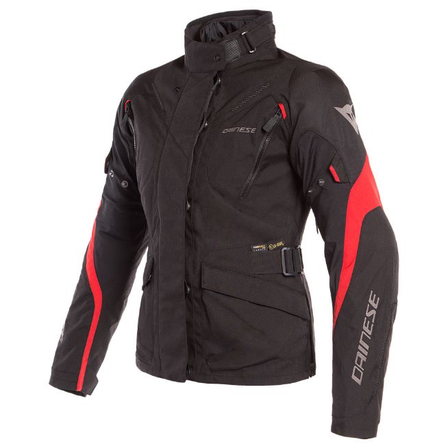 JACKET WINTER WP DAINESE TEMPEST 2 D-DRY LADY BLACK/BLACK/TOUR RED