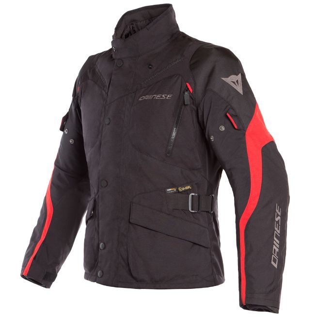 JACKET WINTER WP DAINESE TEMPEST 2 D-DRY BLACK/BLACK/TOUR RED