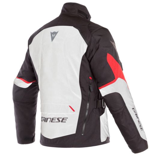 JACKET WINTER WP DAINESE TEMPEST 2 D-DRY LIGHT-GREY/BLACK/TOUR-RED