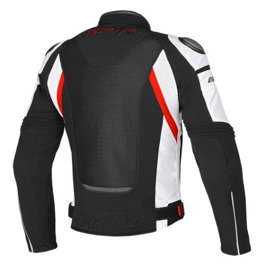 JACKET SUMMER DAINESE SUPER SPEED TEX BLACK/WHITE/RED