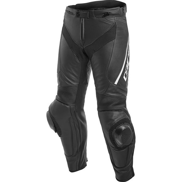 PANTS LEATHER DAINESE DELTA 3 BLACK/BLACK/WHITE