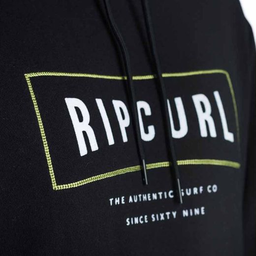 HOODY RIPCURL STRECHED OUT FLEECE BLACK
