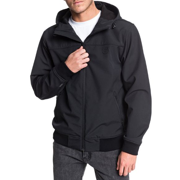 JACKET CASUAL QUIKSILVER BROOKS BONDED BLACK