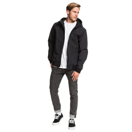 JACKET CASUAL QUIKSILVER BROOKS BONDED BLACK