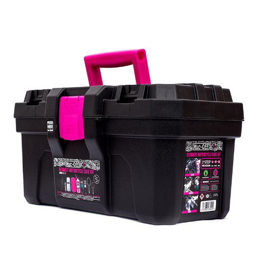 CLEANING KIT MUC-OFF ULTIMATE MOTORCYCLE CARE KIT PINK