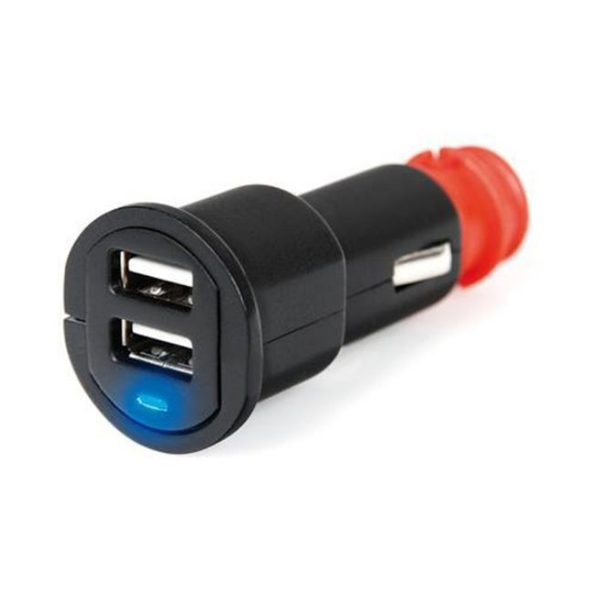 USB ADAPTER MOTO DISCOVERY TWIN USB DIN SOCKET (BMW TYPE) BLACK