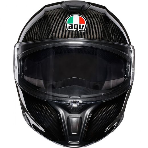 HELMET FLIP UP AGV SPORTMODULAR GLOSSY CARBON