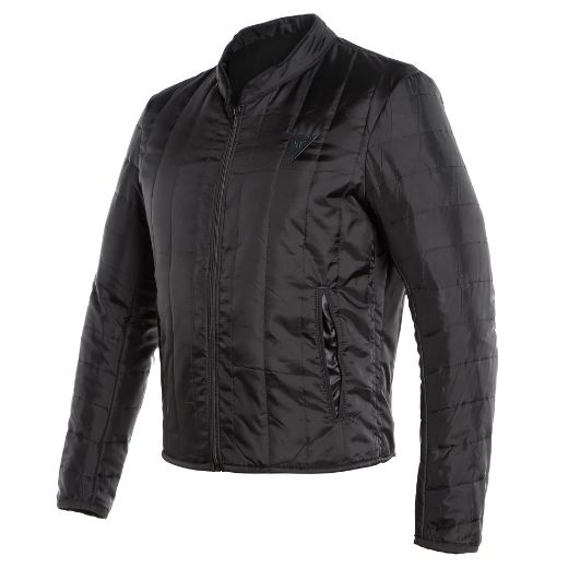 JACKET LEATHER DAINESE AVRO 4 BLACK-MATT/CHARCOAL-GREY/FLUO-YELLOW