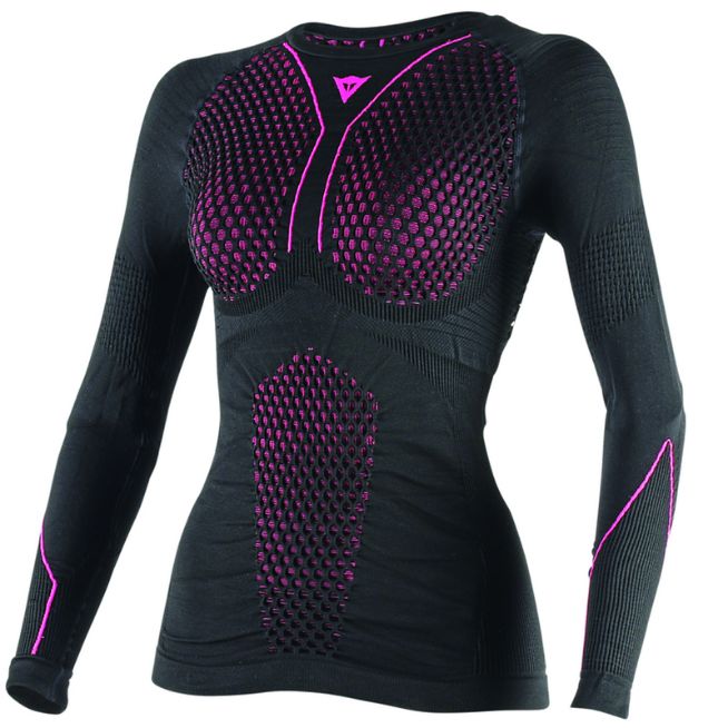 THERMAL TEE LS DAINESE D-CORE THERMO TEE LS BLACK/FUCHSIA