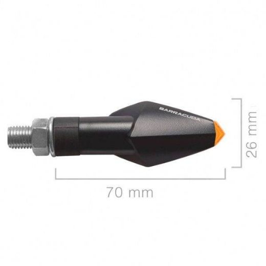 FLASH LED BARRACUDA MINI VIPER BLACK/ORANGE