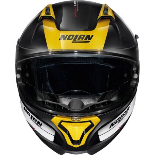NOLAN N87 PLUS DISTINCTIVE N-COM 27 GLOSSY BLACK FULL FACE HELMET