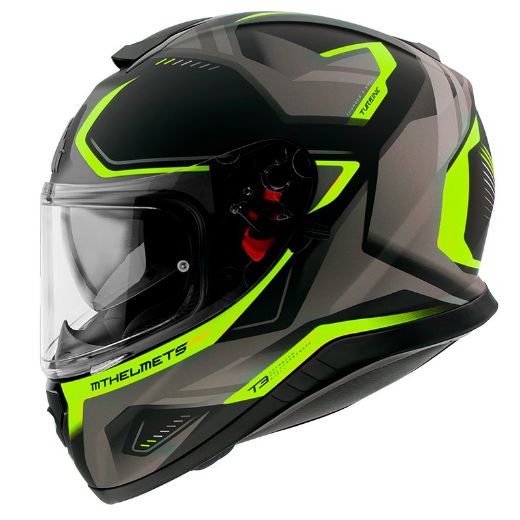 MT THUNDER 3 SV TURBINE C3 MATT FLUO YELLOW HELMET FULL FACE