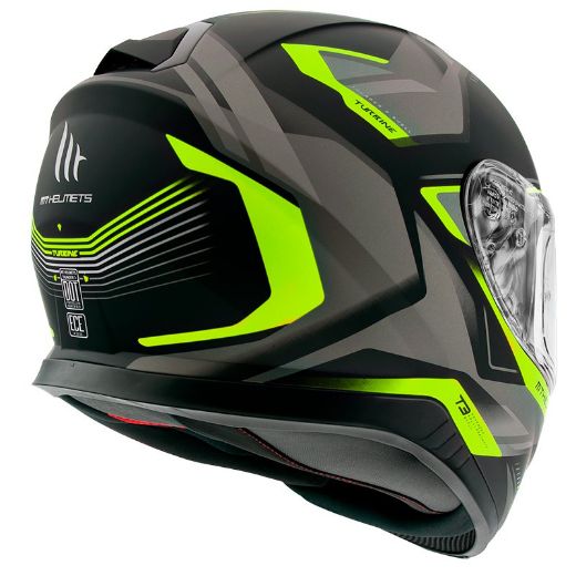 MT THUNDER 3 SV TURBINE C3 MATT FLUO YELLOW HELMET FULL FACE
