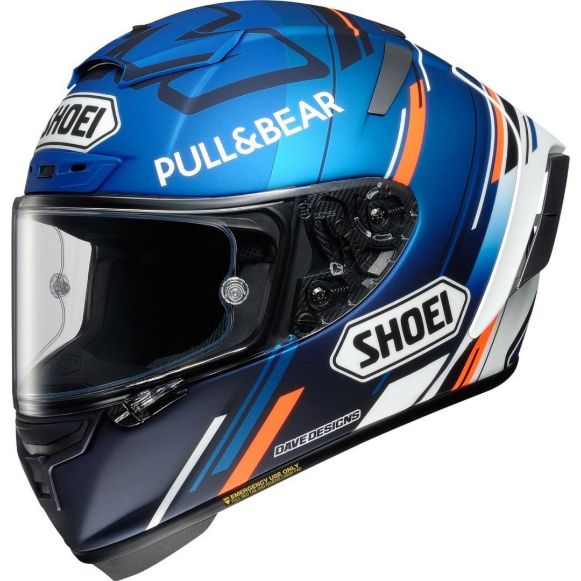 SHOEI X-SPIRIT III MARQUEZ AM73 TC-2 HELMET FULL FACE