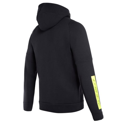 DAINESE DAINESE FULL-ZIP HOODIE SWEATSHIRTS BLACK ZIP HOODY