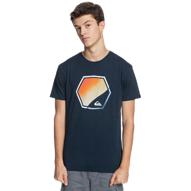 QUIKSILVER FADING OUT NAVY BLAZER TEE