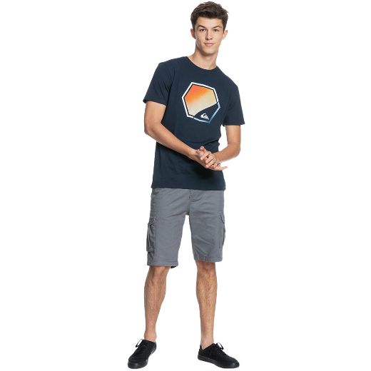 QUIKSILVER FADING OUT NAVY BLAZER TEE