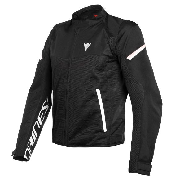 DAINESE BORA AIR TEX BLACK/WHITE JACKET SUMMER