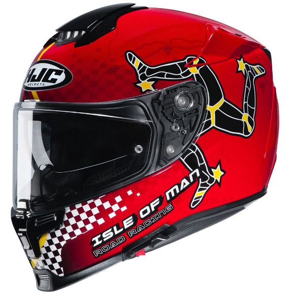 HJC RPHA 70 ISLE OF MAN MC1 HELMET FULL FACE