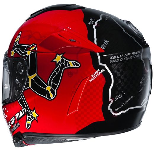 HJC RPHA 70 ISLE OF MAN MC1 HELMET FULL FACE
