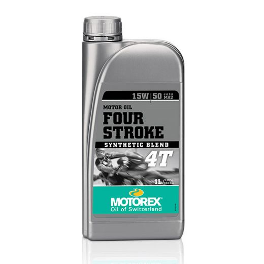 MOTOREX 4T FOUR-STROKE 15W/50 SEMI SYNTHETIC 1L ENGINE OIL