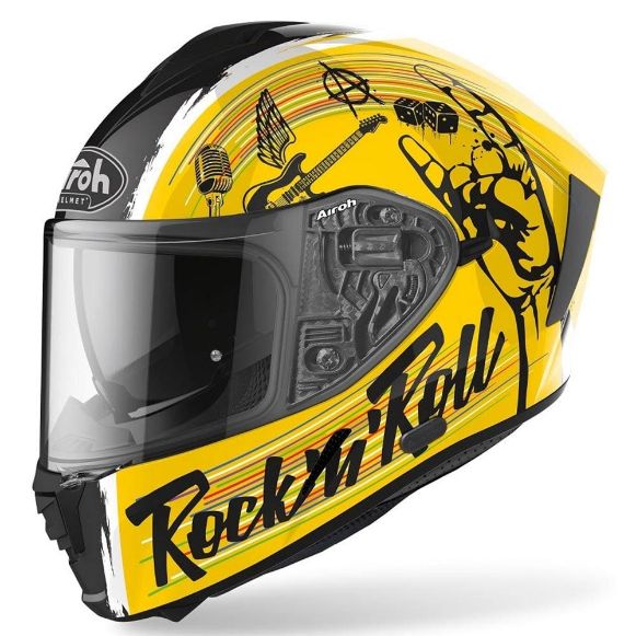 AIROH SPARK ROCK N ROLL GLOSS HELMET FULL FACE