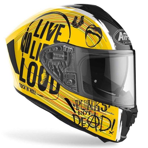 AIROH SPARK ROCK N ROLL GLOSS HELMET FULL FACE