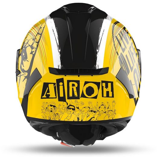 AIROH SPARK ROCK N ROLL GLOSS HELMET FULL FACE