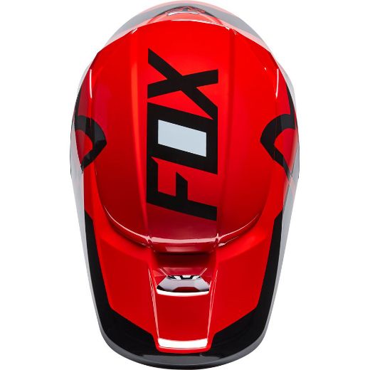 FOX V1 LUX HELMET FLO RED MX HELMET