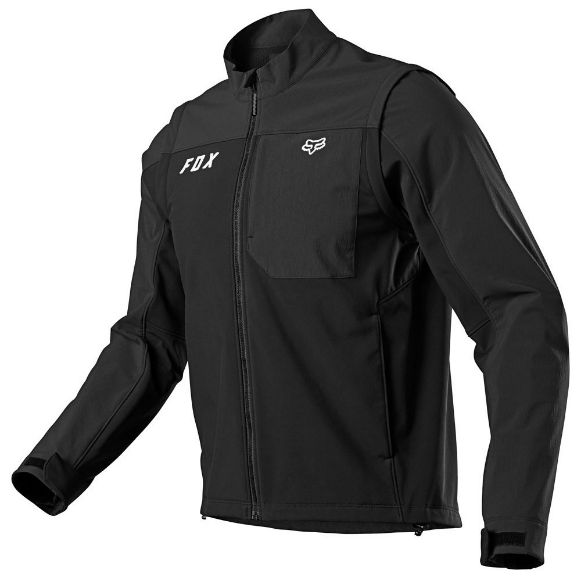 FOX LEGION SOFTSHELL JACKET BLACK