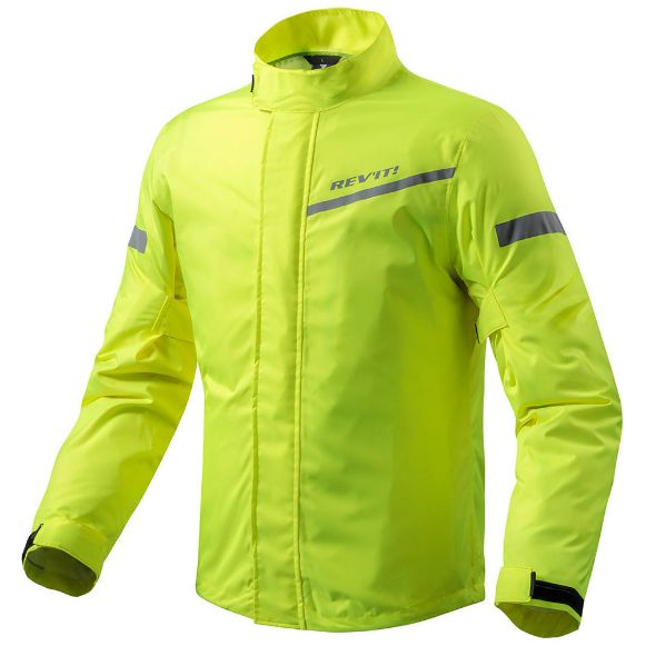 REVIT CYCLONE 2 H2O NEON YELLOW RAIN JACKET