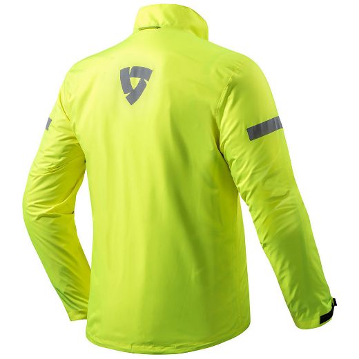 REVIT CYCLONE 2 H2O NEON YELLOW RAIN JACKET