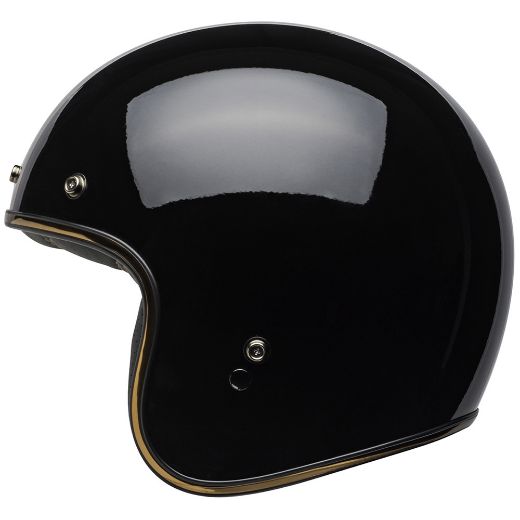 BELL CUSTOM 500 DELUXE RALLY BLACK/BRONZE HELMET JET RETRO