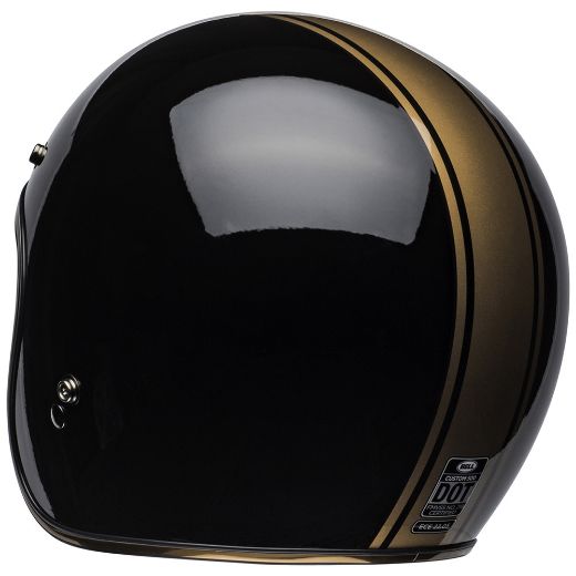 BELL CUSTOM 500 DELUXE RALLY BLACK/BRONZE HELMET JET RETRO