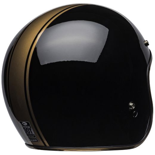 BELL CUSTOM 500 DELUXE RALLY BLACK/BRONZE HELMET JET RETRO