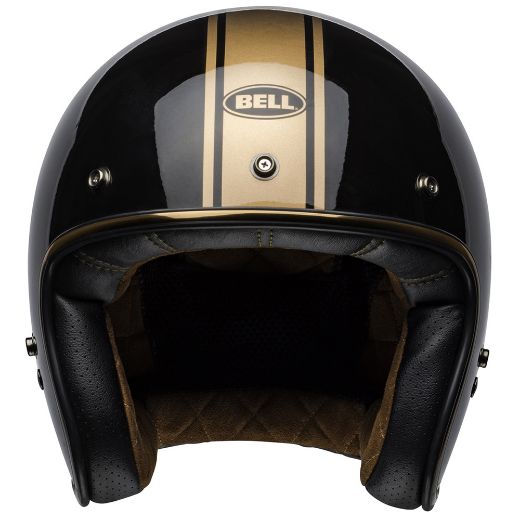 BELL CUSTOM 500 DELUXE RALLY BLACK/BRONZE HELMET JET RETRO