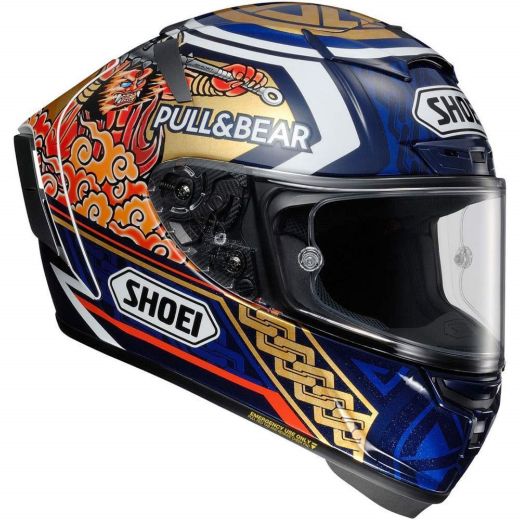 SHOEI X-SPIRIT III MARQUEZ MOTEGI3 TC-2 HELMET FULL FACE