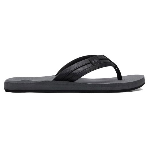 QUIKSILVER CARVER SQUISH SANDALS BLACK/GREY/BLACK