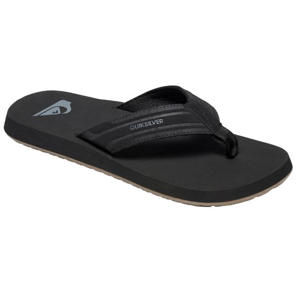 QUIKSILVER MONKEY WRENCH SANDALS BLK/BLK/BRN