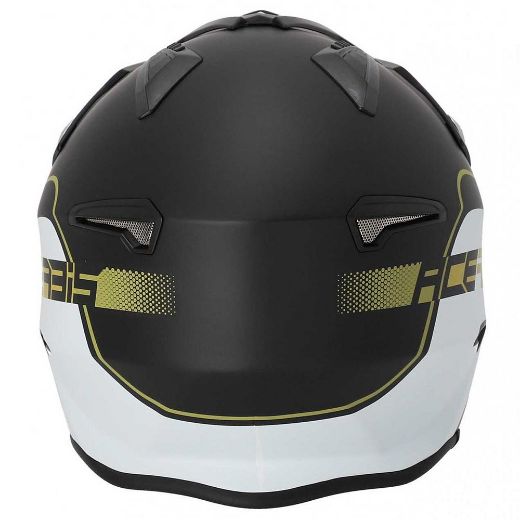 ACERBIS ARIA JET WHITE/BLACK/GOLD MATT HELMET JET