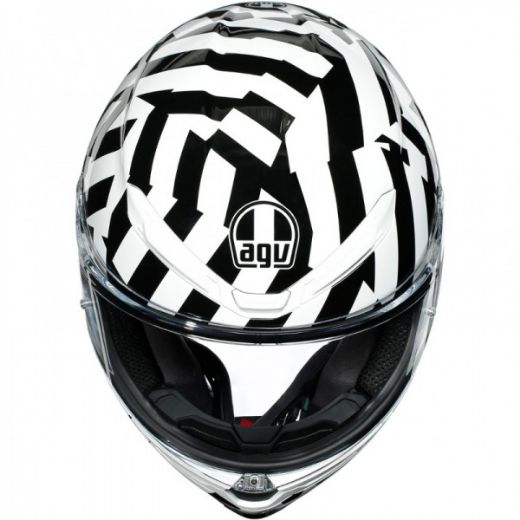 AGV K6 SECRET BLACK/WHITE HELMET FULL FACE